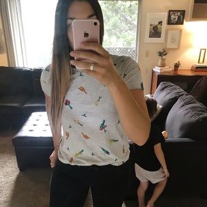 Lucky Brand embroidered shirt